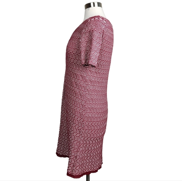 Anthropologie Maeve Stretch Textured Jacquard Print Dress Women's Size Small - Picture 3 of 11